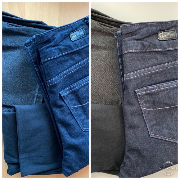 Paige Hidden Hills in Super Black Sea Jeans - Picture 8 of 8